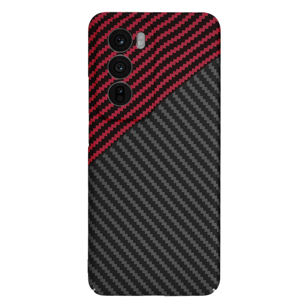 Techsuit - Carbonite FiberShell - Oppo Reno12 - Red Vortex