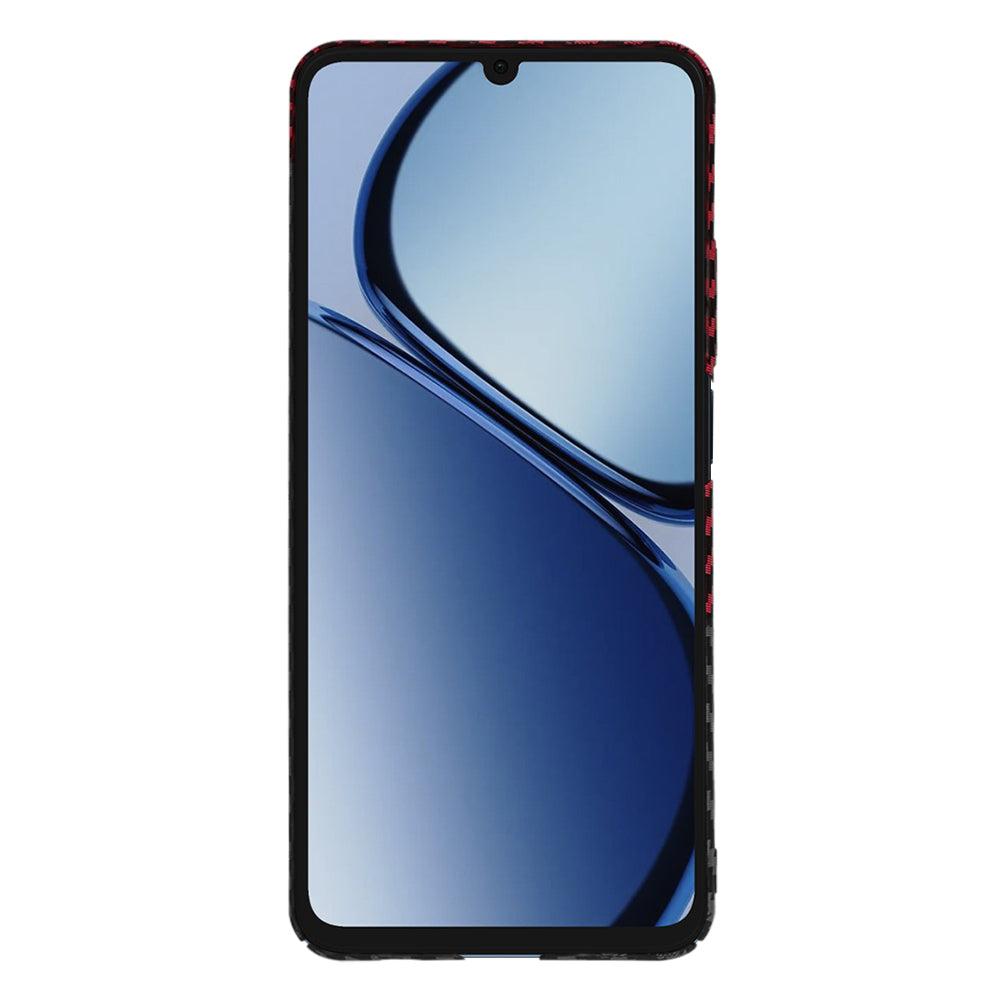 Techsuit - Carbonite FiberShell - Realme C61 / Realme C63 - Red Vortex