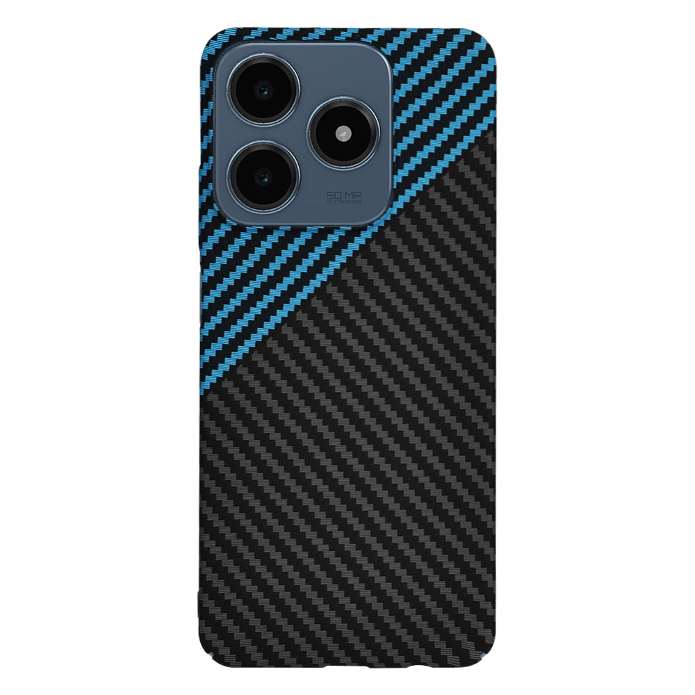 Techsuit - Carbonite FiberShell - Realme C61 / Realme C63 - Blue Pulse