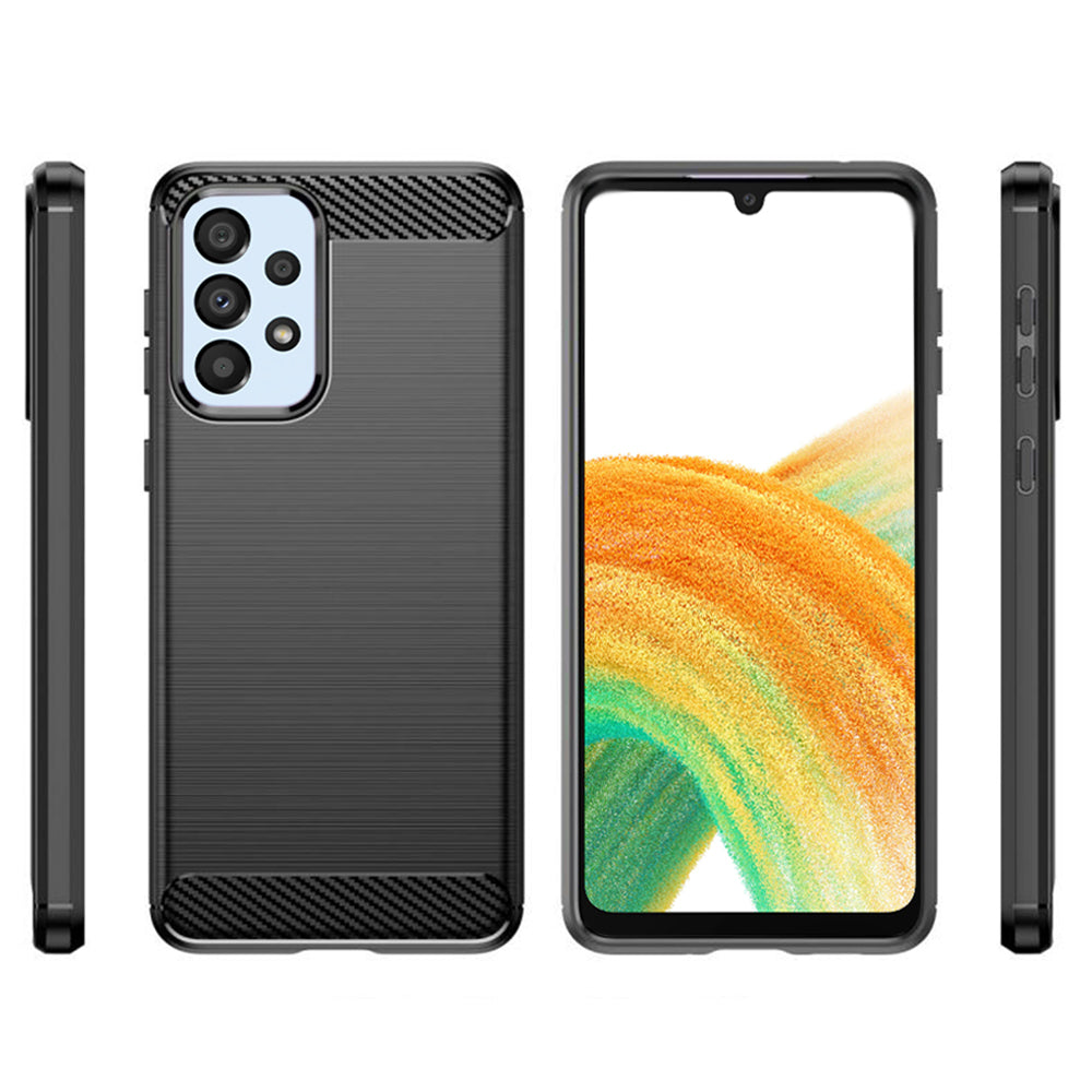 Techsuit - Carbon Silicone - Galaxy A33 5G - Black