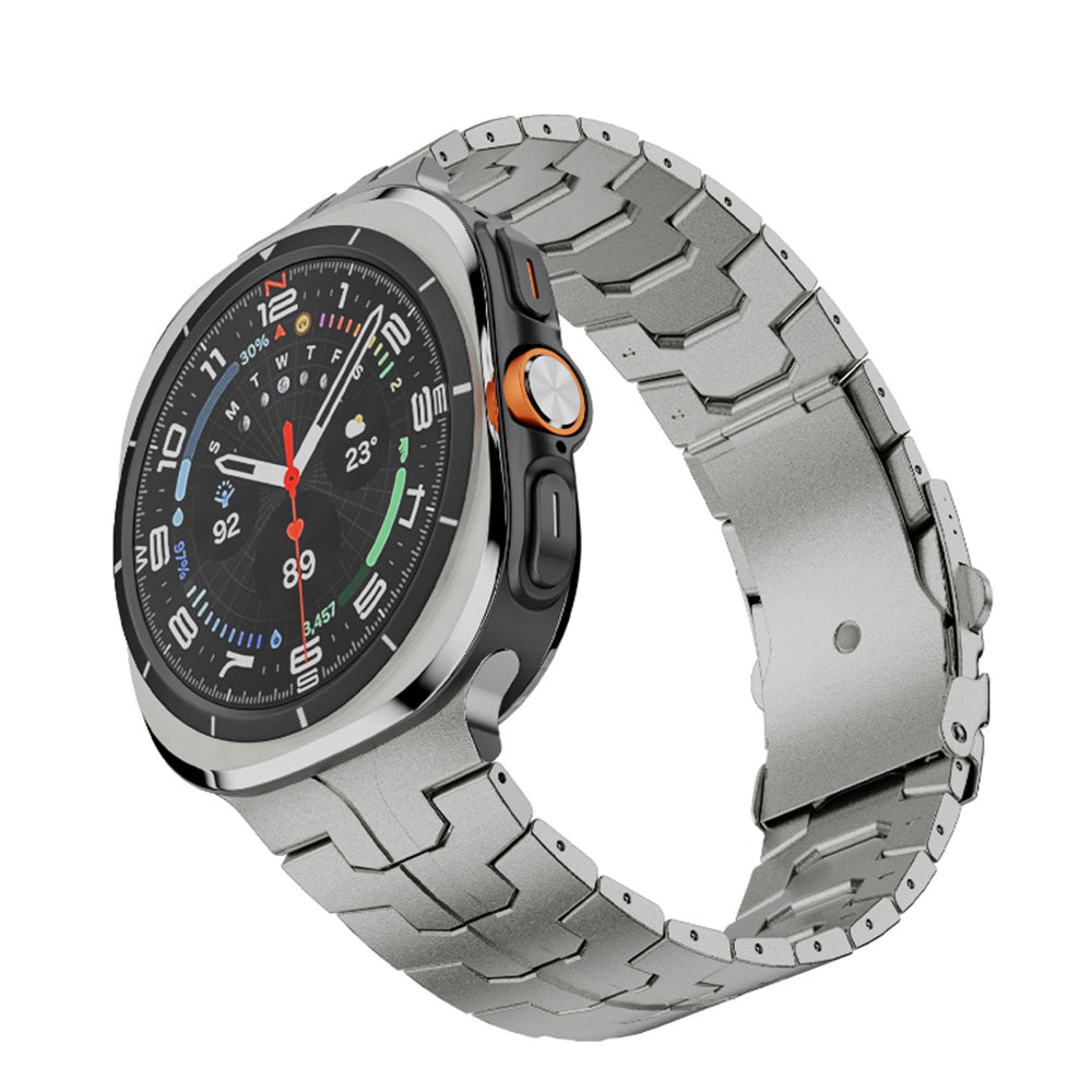 Techsuit - Watchband (W063) - Samsung Galaxy Watch Ultra 47mm / Watch Ultra 2 - Titanium