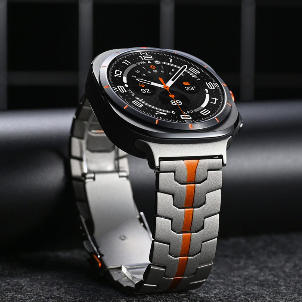 Techsuit - Watchband (W063) - Galaxy Watch Ultra 47mm / Watch Ultra 2 - Titanium Orange