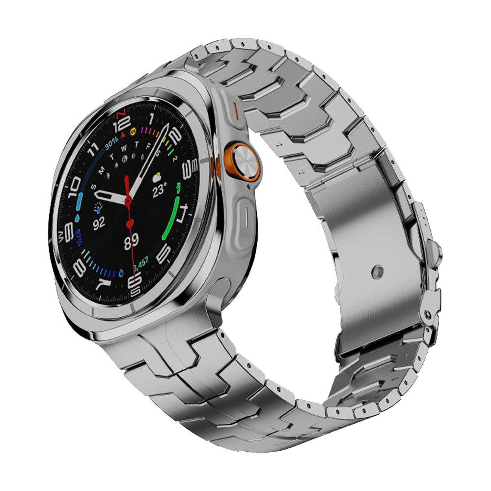 Techsuit - Watchband (W063) - Samsung Galaxy Watch Ultra 47mm / Watch Ultra 2 - Silvery