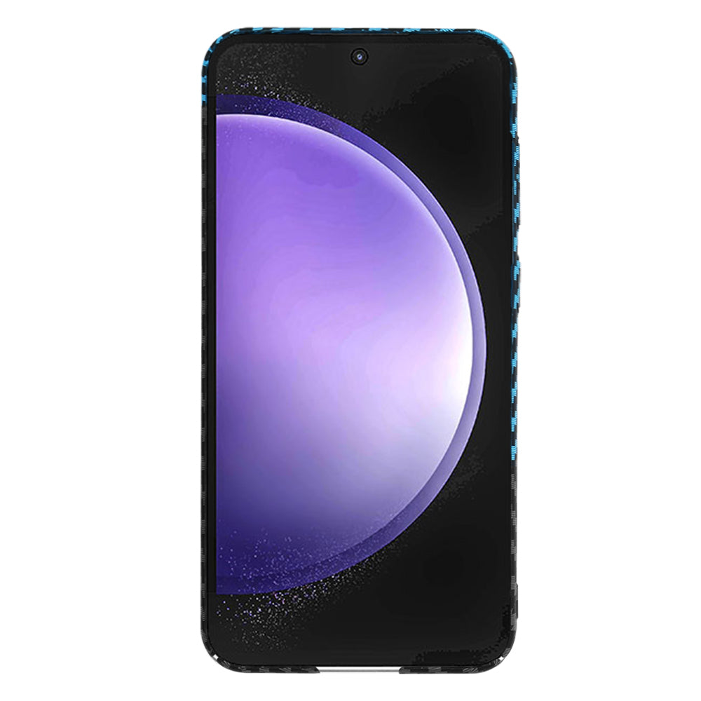 Techsuit - Carbonite FiberShell - Galaxy S23 FE - Blue Pulse