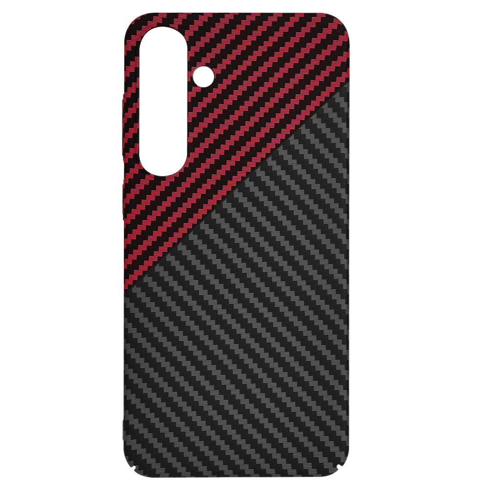 Techsuit - Carbonite FiberShell - Galaxy S24 Plus - Red Vortex