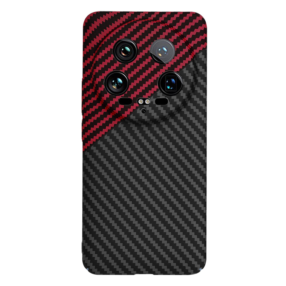 Techsuit - Carbonite FiberShell - Xiaomi 14 Ultra - Red Vortex