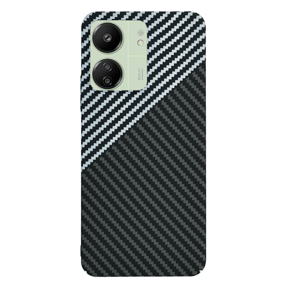 Techsuit - Carbonite FiberShell - Xiaomi Redmi 13C 4G / Redmi 13C 5G / Poco C65 - Stealth Gray