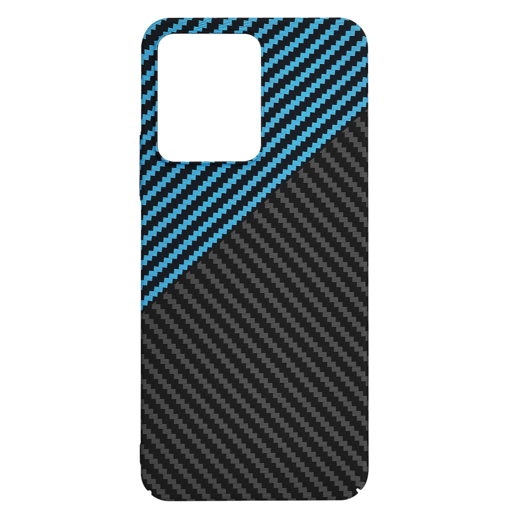 Techsuit - Carbonite FiberShell - Xiaomi Redmi 13C 4G / Redmi 13C 5G / Poco C65 - Blue Pulse