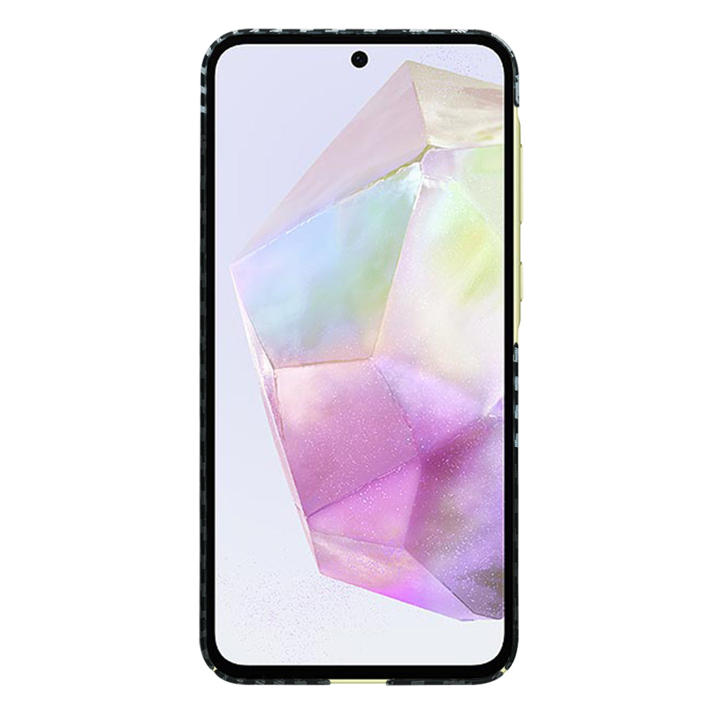 Techsuit - Carbonite FiberShell - Galaxy A35 5G - Stealth Gray