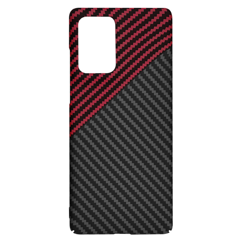 Techsuit - Carbonite FiberShell - Motorola Edge 50 Fusion - Red Vortex