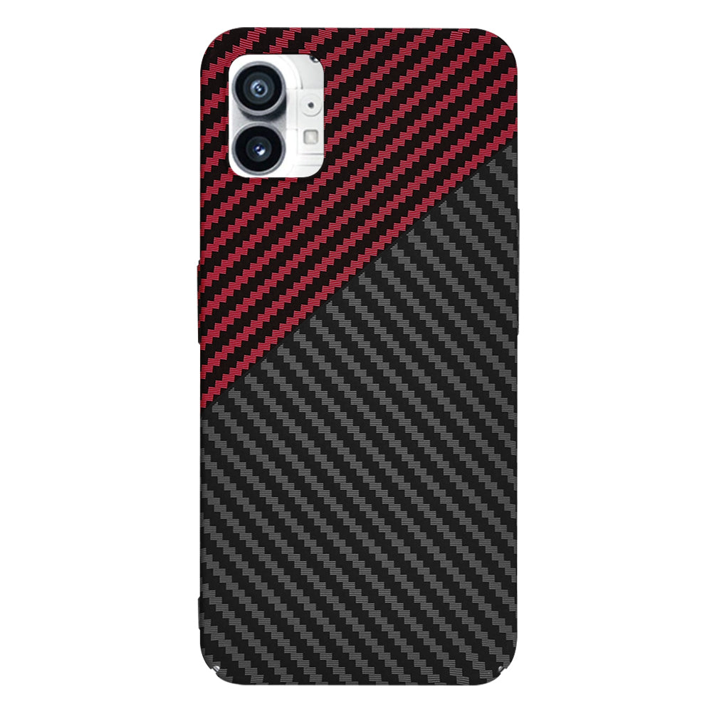 Techsuit - Carbonite FiberShell - Nothing Phone (1) - Red Vortex