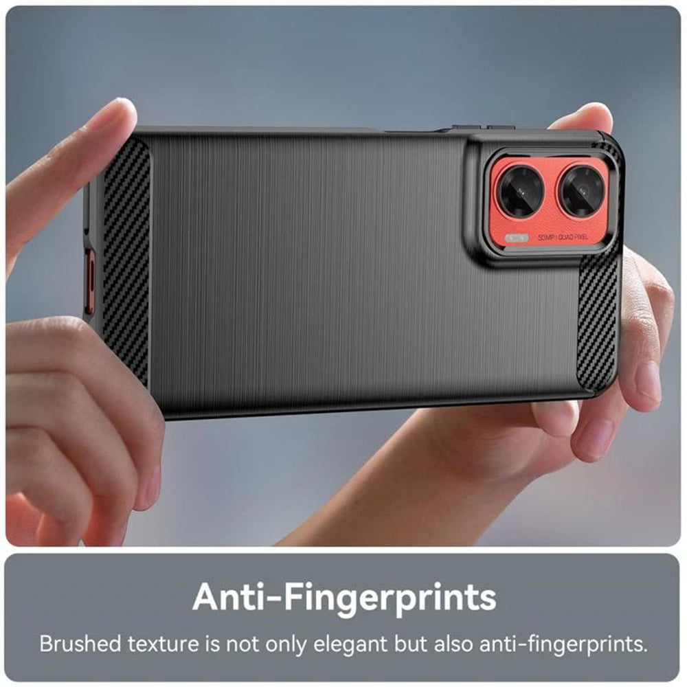 Techsuit - Carbon Silicone - Motorola Moto G75 - Blue