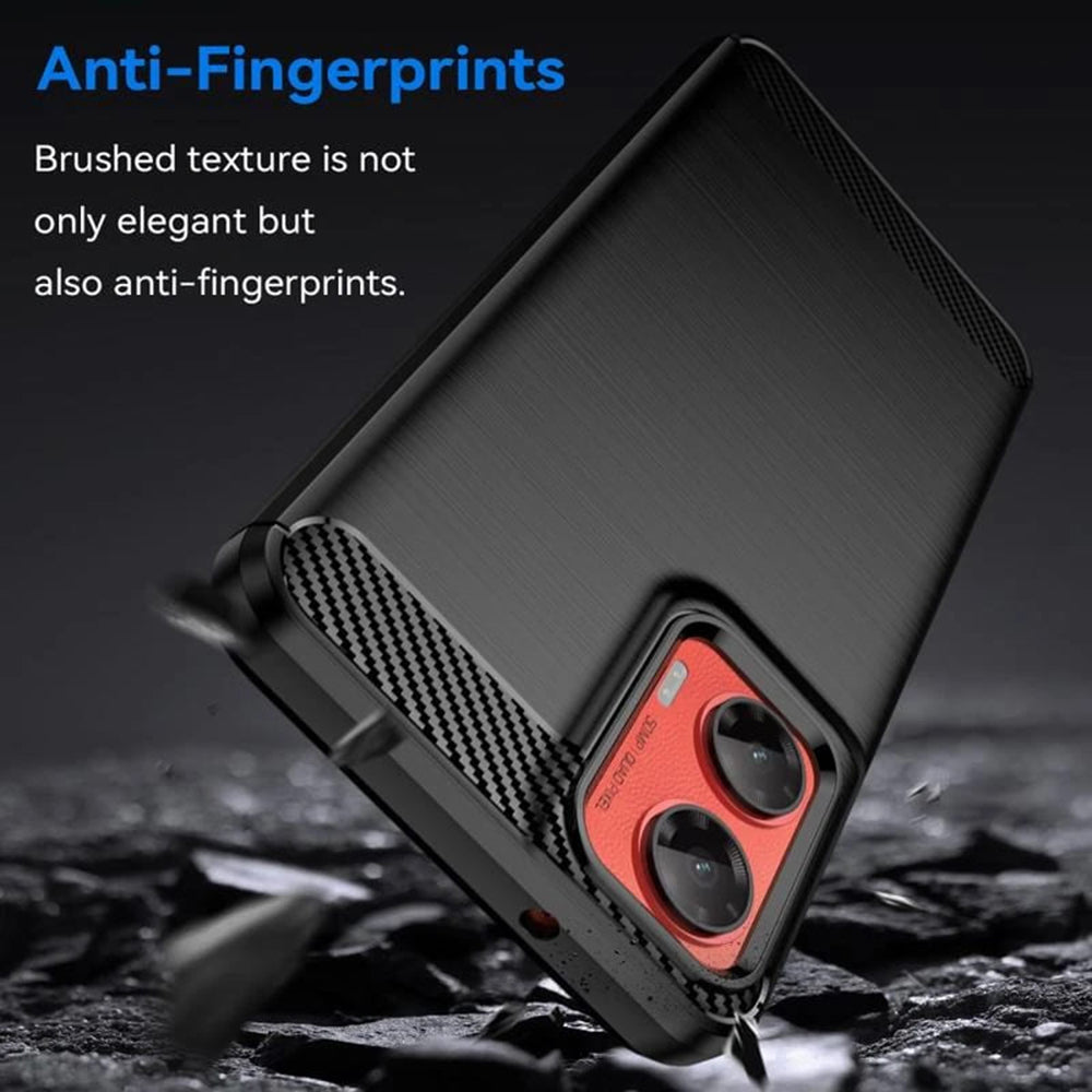 Techsuit - Carbon Silicone - Motorola Moto G75 - Black