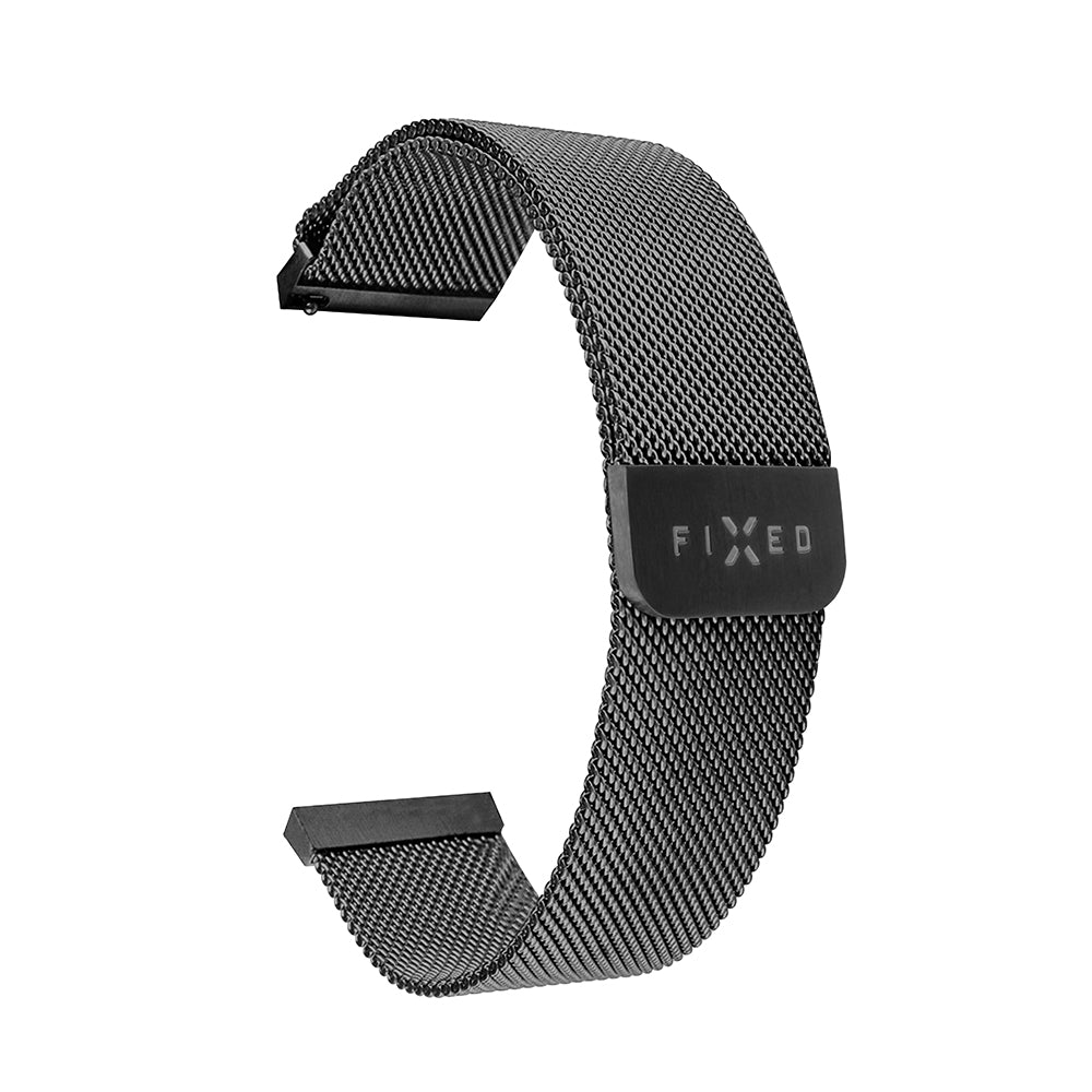 Fixed - Mesh Strap 22mm - Huawei Watch GT 2 (46mm)/GT 2 Pro/GT 3 Pro (46mm)/Ultimate, Xiaomi Watch S1 - Black