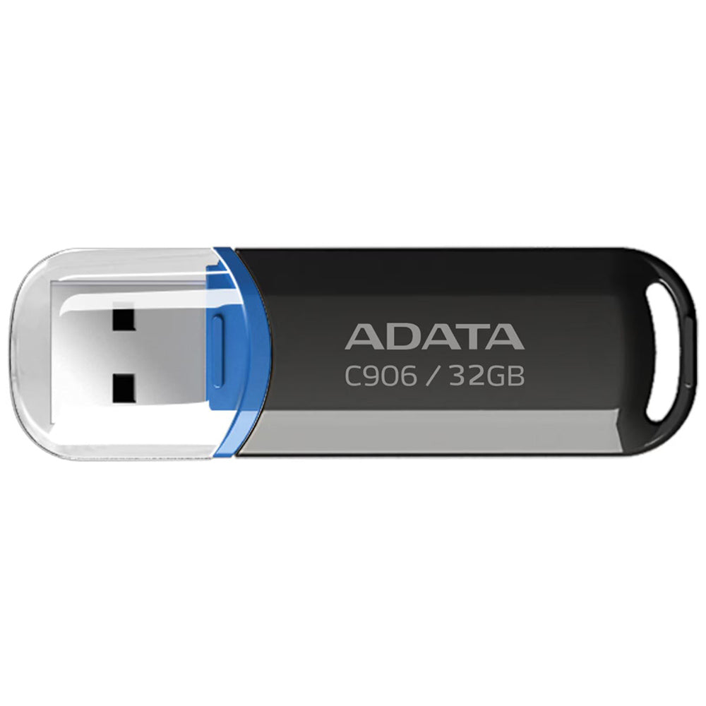Adata - Memory Stick (AC906-32G-RBK) - USB 2.0 FlashDrive, 32GB - Black