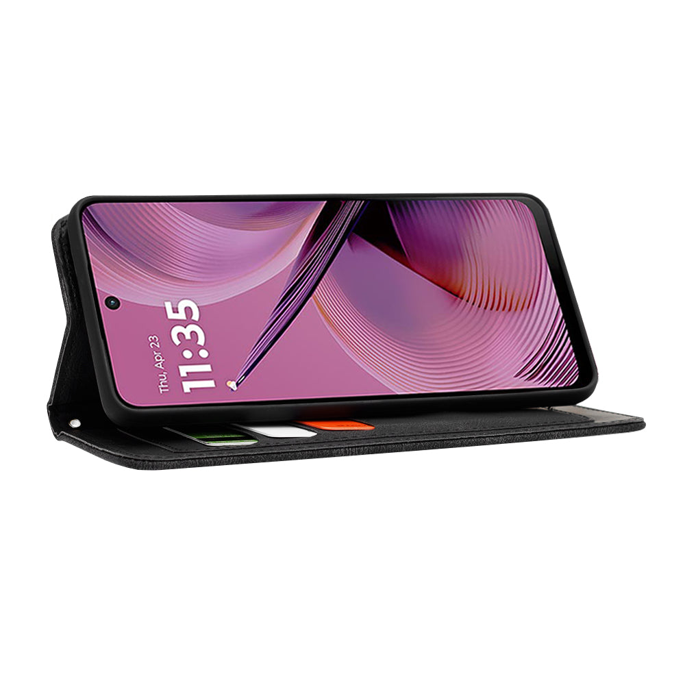 Techsuit - FlipCraft - Motorola Moto G55 - Flowers of the Dawn