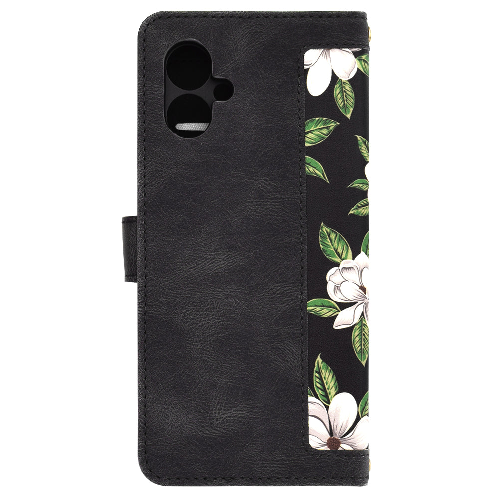 Techsuit - FlipCraft - Motorola Moto G55 - Flowers of the Dawn
