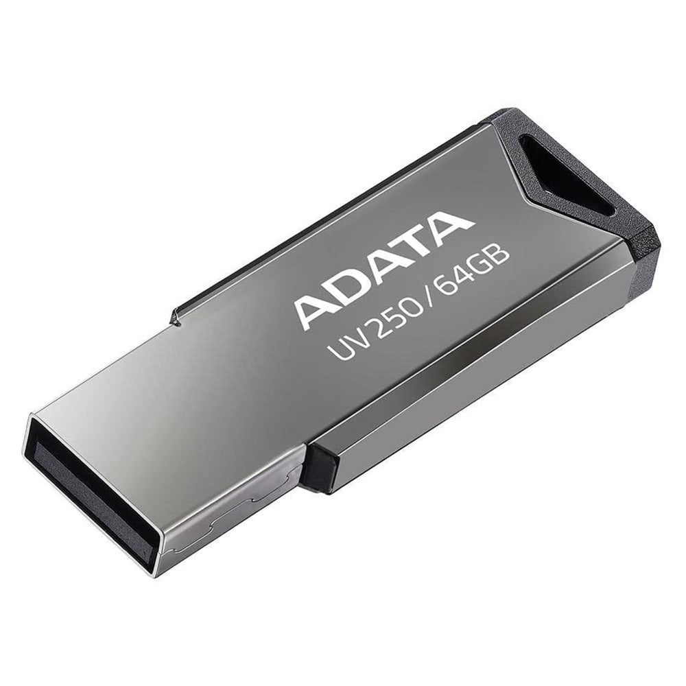 Adata - Memory Stick (AUV250-64G-RBK) - USB 2.0 FlashDrive, 64GB - Silver