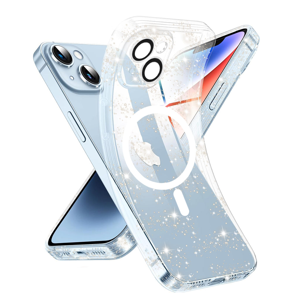 Techsuit - SparkleSkin MagSafe Series - iPhone 14 - Clear