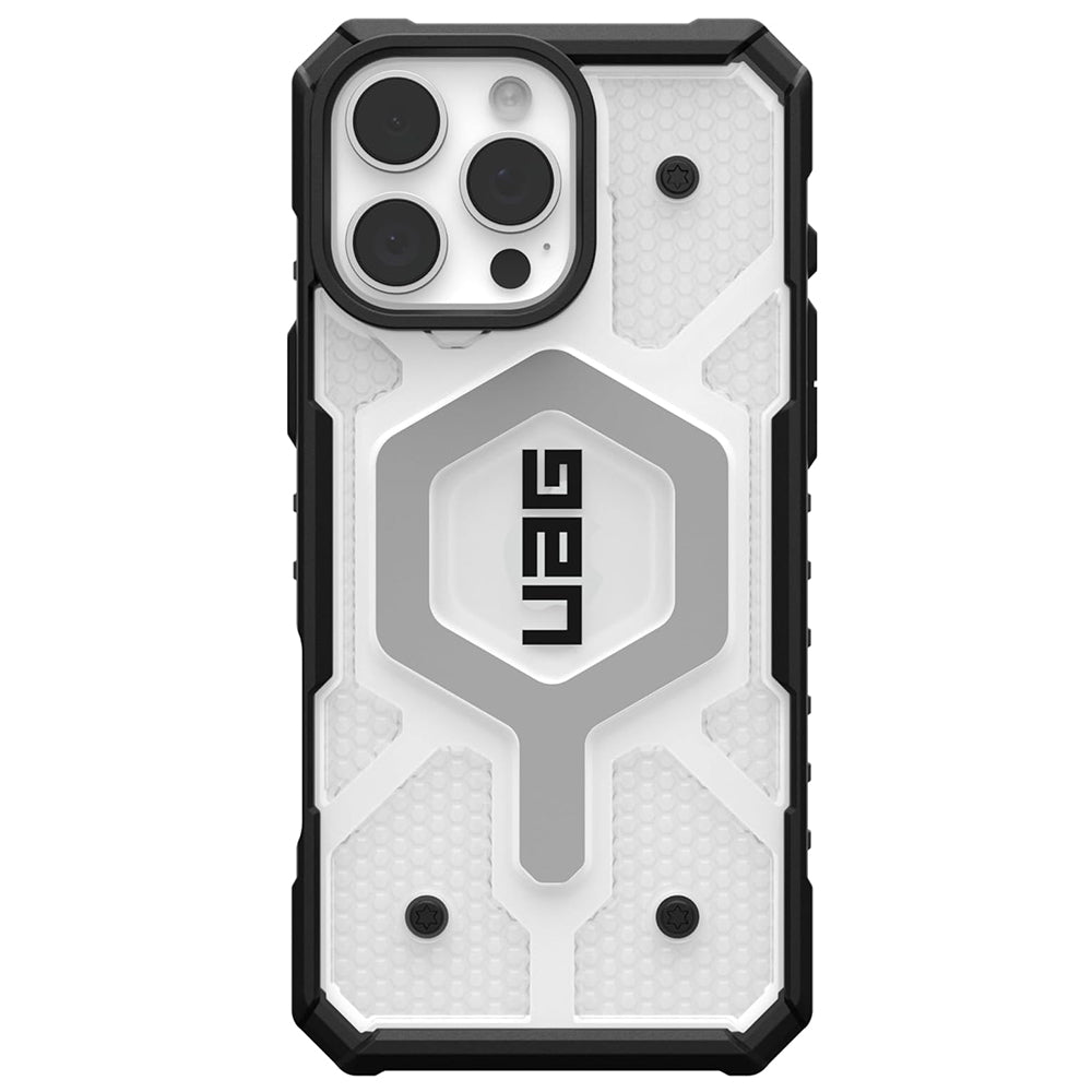 UAG - Pathfinder Clear MagSafe - iPhone 16 - Ice / Silver