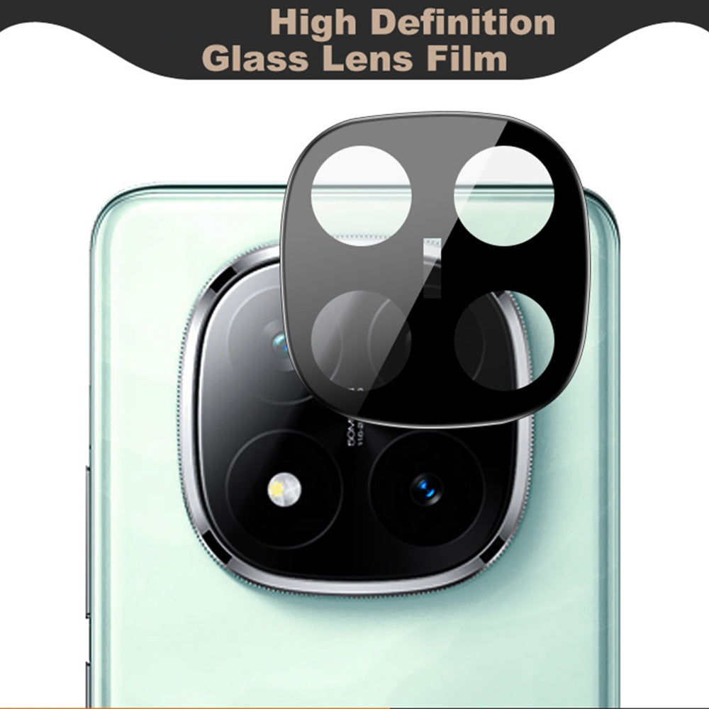 Techsuit - Full Camera Glass - Xiaomi Redmi Note 14 Pro+ 5G - Black