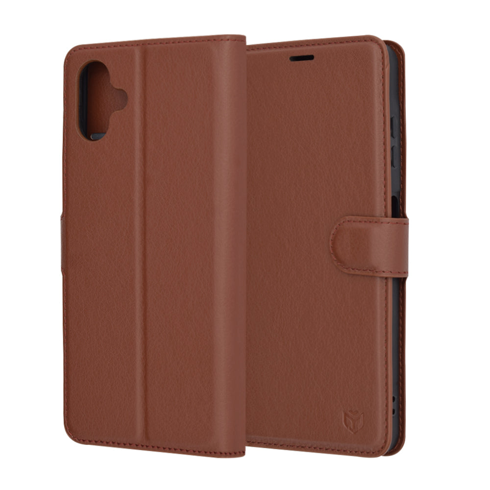 Techsuit - Leather Folio - Galaxy A06 - Brown