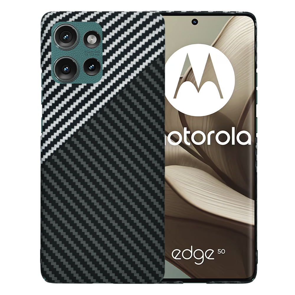 Techsuit - Carbonite FiberShell - Motorola Edge 50 - Stealth Gray