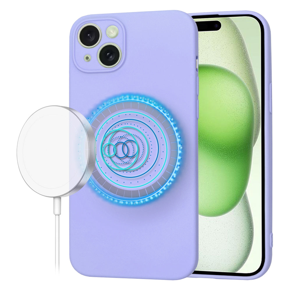 Techsuit - SoftFlex MagSafe - iPhone 15 Plus - Light Purple
