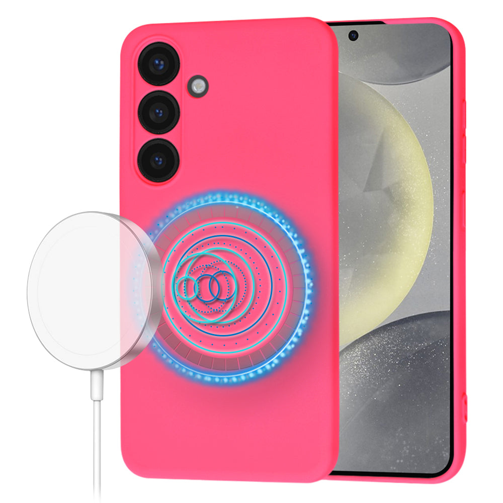 Techsuit - SoftFlex MagSafe - Samsung Galaxy S24 - Hot Pink