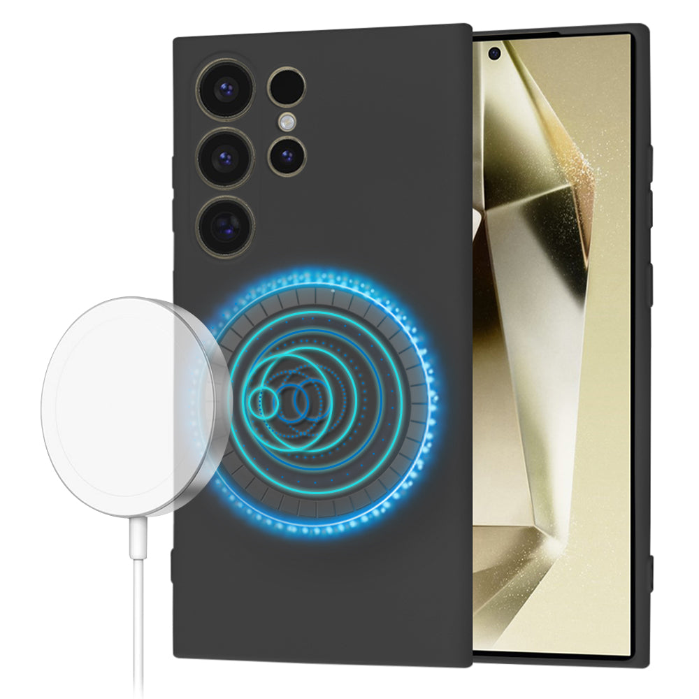 Techsuit - SoftFlex MagSafe - Samsung Galaxy S24 Ultra - Black