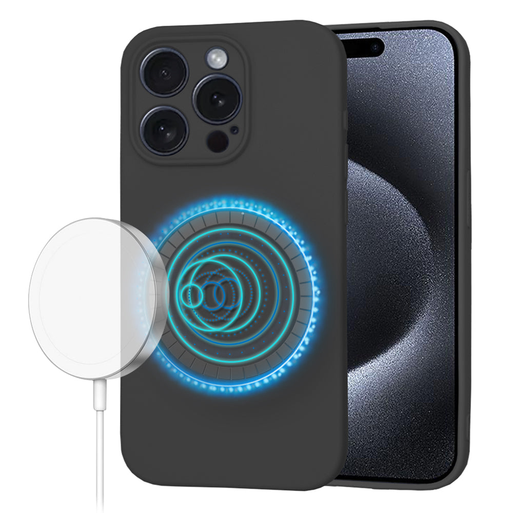 Techsuit - SoftFlex MagSafe - iPhone 15 Pro - Black