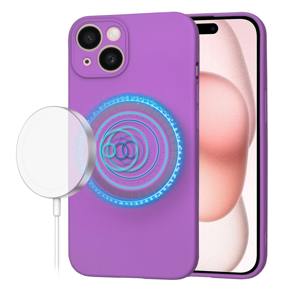 Techsuit - SoftFlex MagSafe - iPhone 15 - Purple