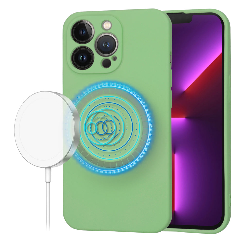 Techsuit - SoftFlex MagSafe - iPhone 13 Pro - Mint Green