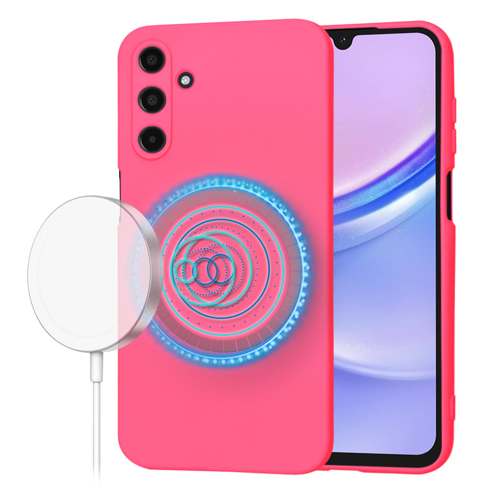 Techsuit - SoftFlex MagSafe - Samsung Galaxy A15 4G / A15 5G - Hot Pink