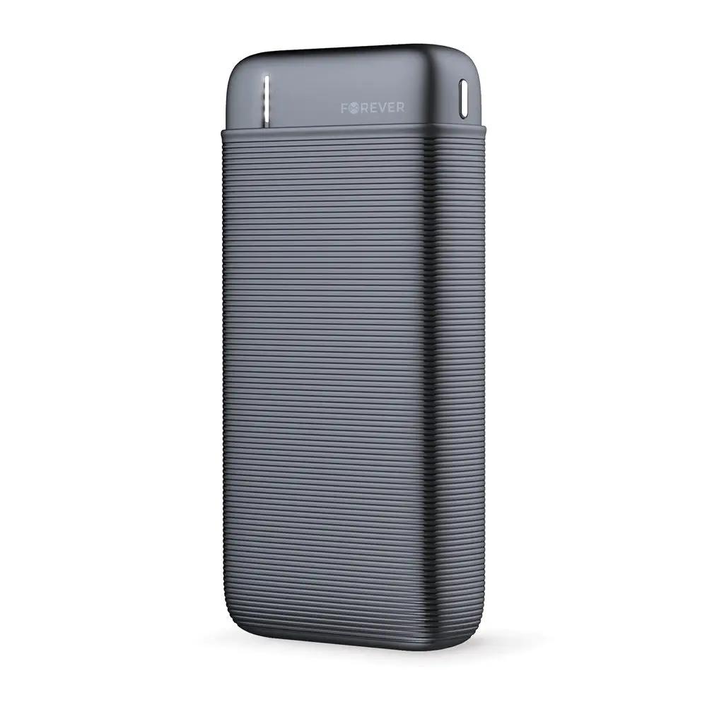 Forever TB-100L Powerbank 20.000mAh σε μαύρο χρώμα με 2x USB-A (GSM099220) – PhoneBazaar
