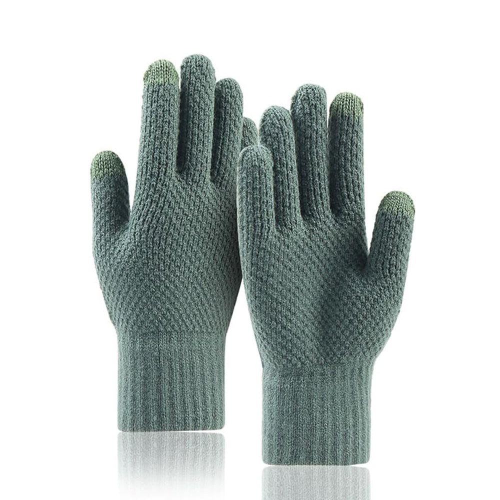 Techsuit - Gloves (ST0013) - from Acrylic, Size 22cm - Green