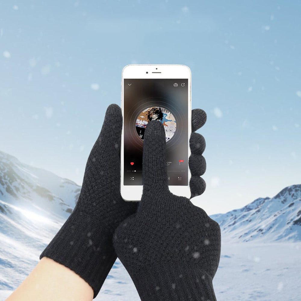 Techsuit - Gloves (ST0013) - from Acrylic, Size 22cm - Coffee