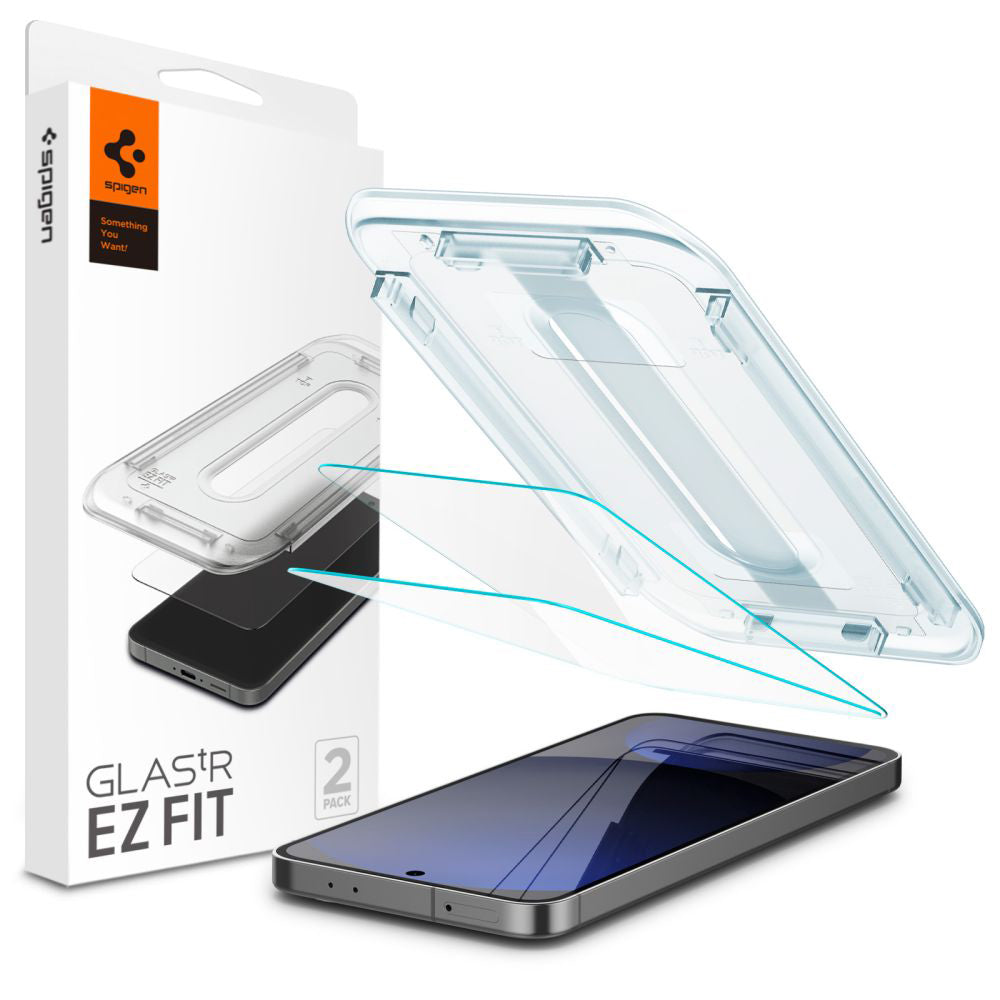 Spigen - Glas.tR EZ-FIT (2 pack) - Samsung Galaxy S24 FE / A56 5G - Clear