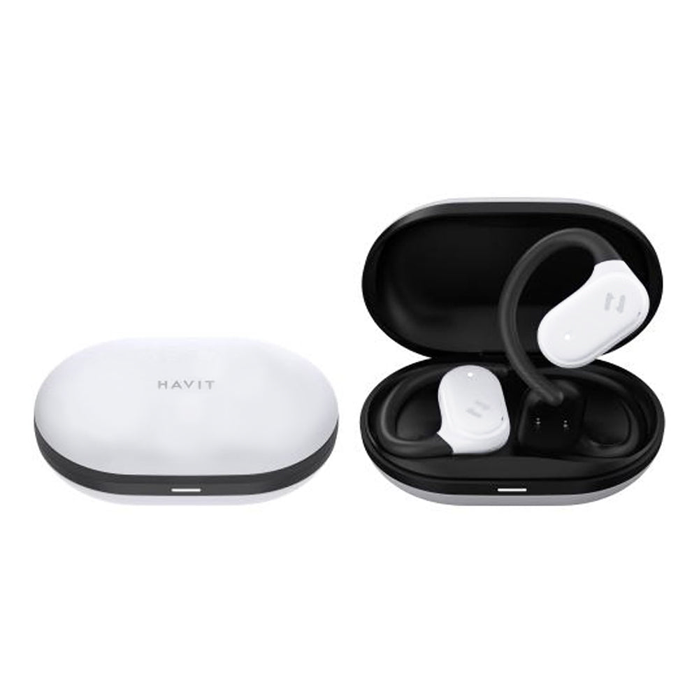 Havit - Wireless Earbuds (OWS915) - with Microphone, Bluetooth 5.4, TWS, ENC, IPX5, USB-C, 1000mAh, Havit Life App - Grey