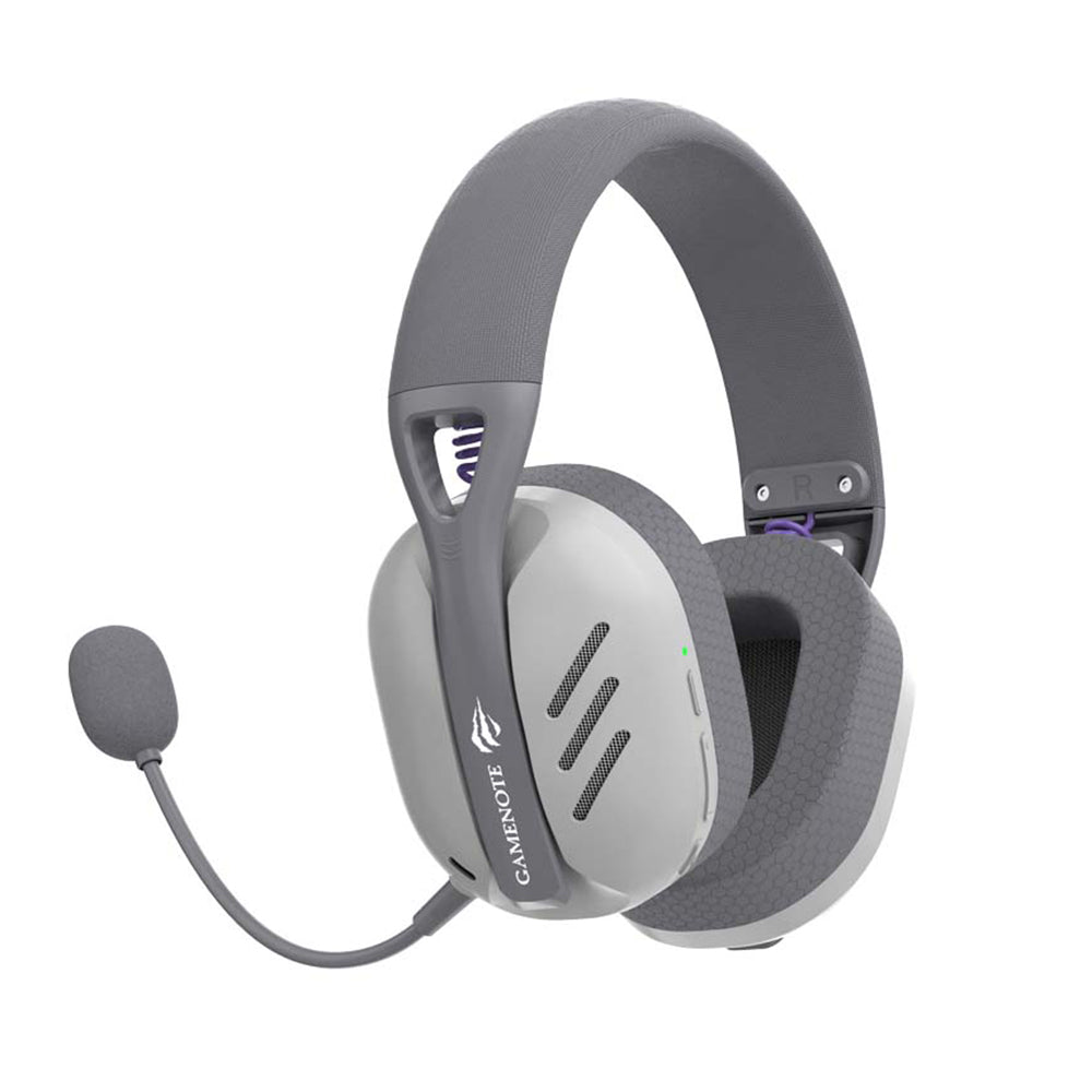 Havit - Gaming Headphones (Fuxi-H3) - Wireless, with Microphone, Low Latency, 40mm Speaker, 600mAh, Type-C/Jack - Gray