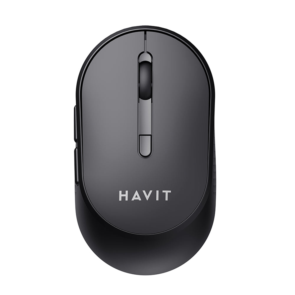 Havit - Wireless Mouse (MS78GT) - 2.4GHz, 1200/2400/3200 DPI, AA Battery - Black