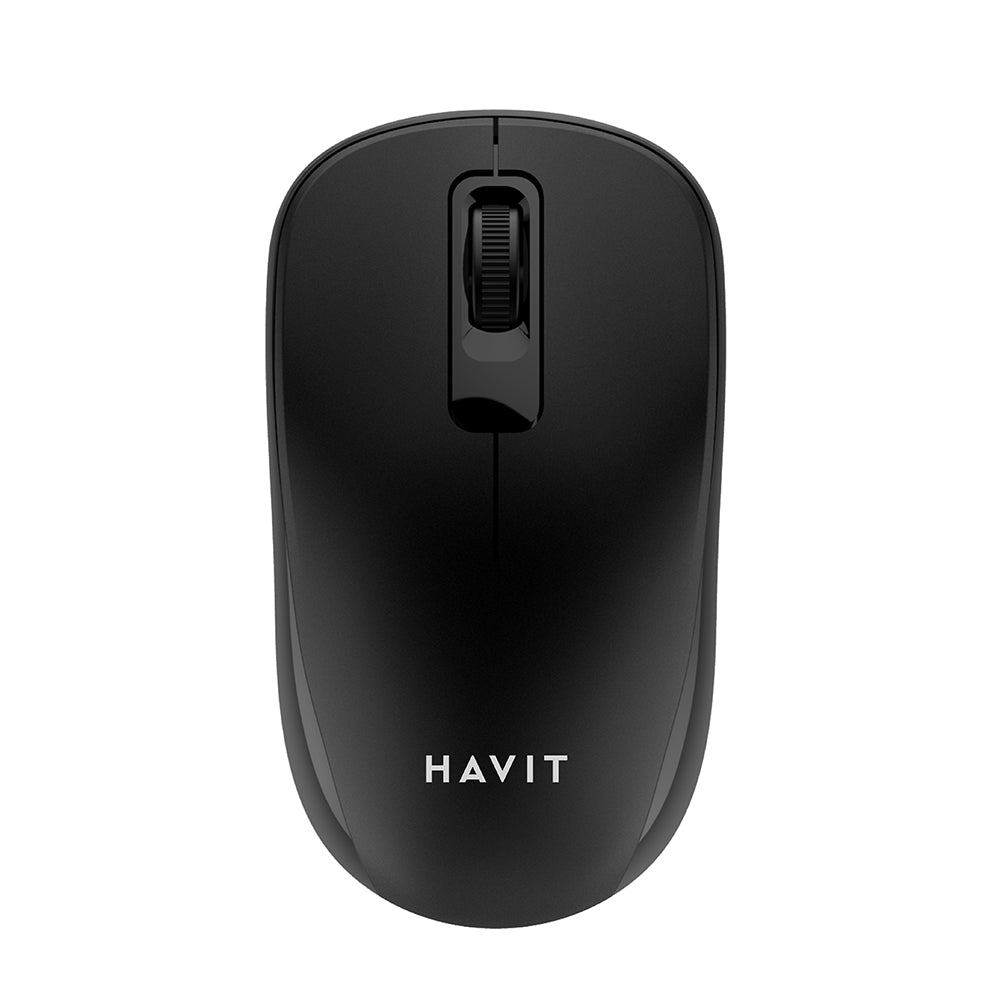 Havit - Wireless Mouse (MS626GT) - 2.4GHz, 1200 DPI, ABS, PC, AA Battery - Black