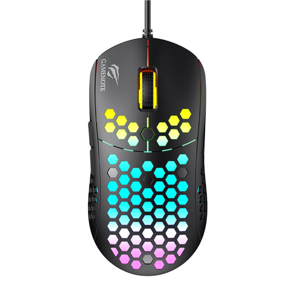 Havit - Gaming Mouse (MS1032) - RGB, 800-6400DPI, 6 Buttons - Black
