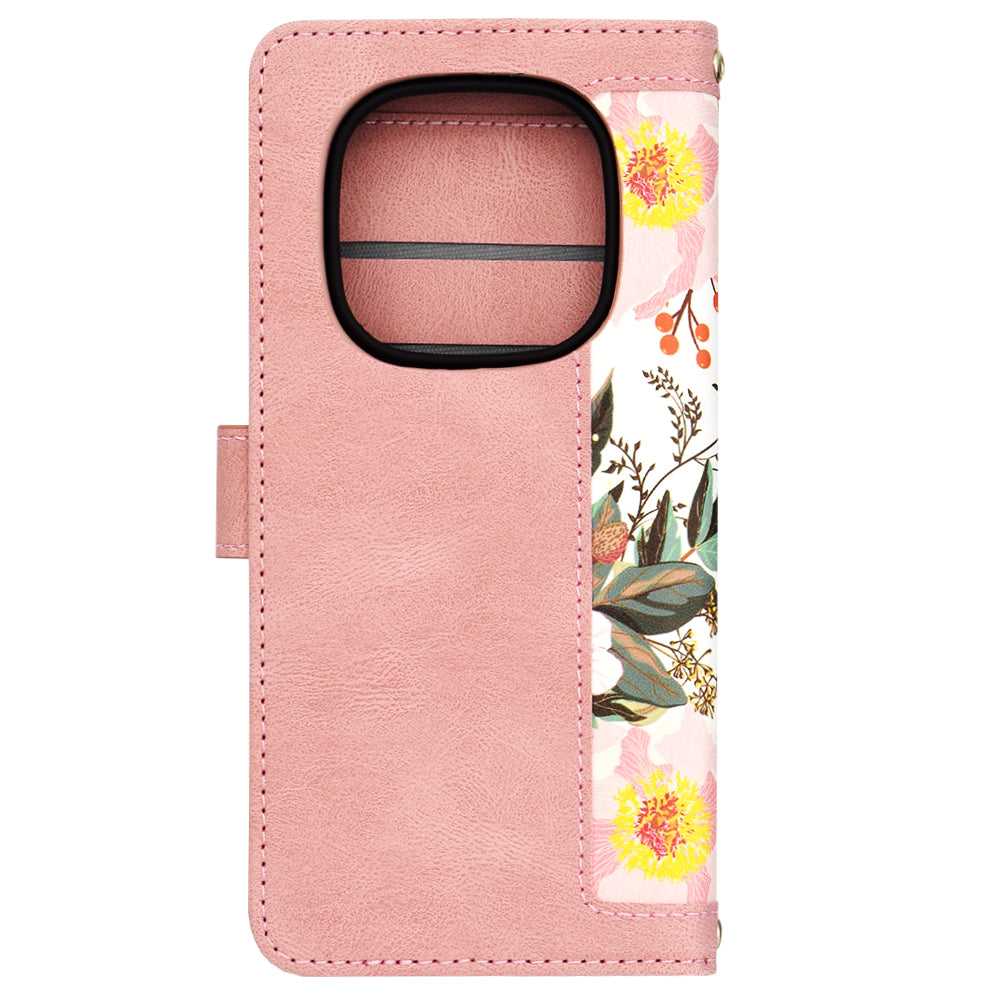 Techsuit - FlipCraft - Xiaomi Redmi Note 14 Pro 5G / Poco X7 - Sweetheart Pink