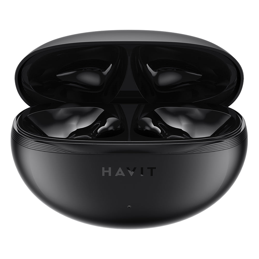 Havit - Wireless Earbuds (TW986) - In-ear, Bluetooth 5.4, with Microphone, TWS, ENC, Type-C, 400mAh - Black