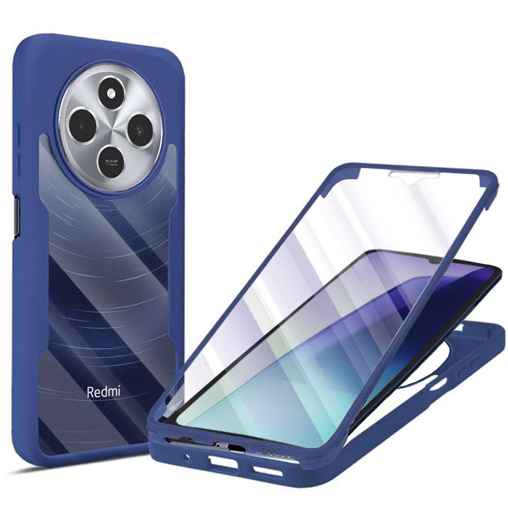 Techsuit - ColorVerse 360 Series + Screen Protector - Xiaomi Redmi 14C / Poco C75 - Blue