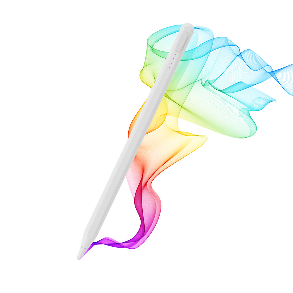 Techsuit - Τεχνολογία > Αξεσουάρ Κινητών > Γραφίδες Αφής (T1) - for Phones and Tablets, Active, Bluetooth, Type-C, 130mAh - White