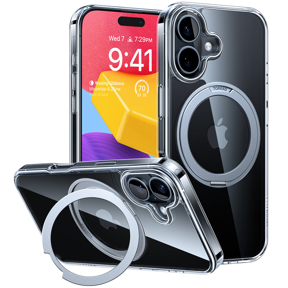 Torras - Ostand Pro MagSafe Series - iPhone 16 - Clear