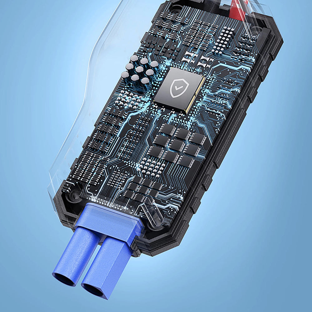 Baseus - Car Jump Starter Super Energy (C00245902111-00) - Power Bank, 6000mAh, Compressor, Flashlight, USB-C, 600A - Black