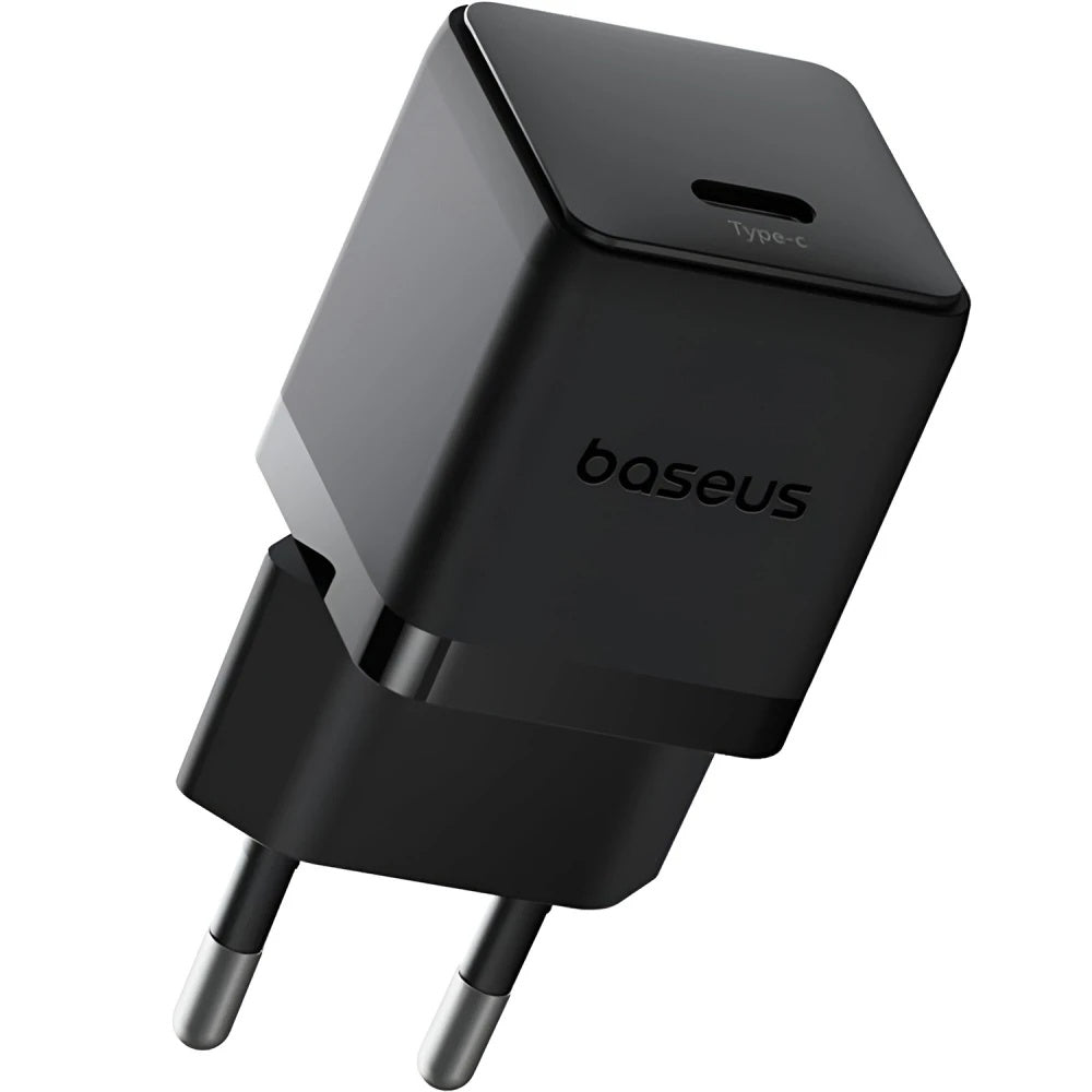 Baseus - Wall Charger Palm (P10111602113-00) - Fast Charger, Type-C, PD 20W, 5V/3A - Cluster Black
